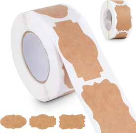 Listing 1 of 5 for 150 Pieces 1.2" X 2" Gift Paper Labels Stickers, Self-adhesive Jar Labels Handma