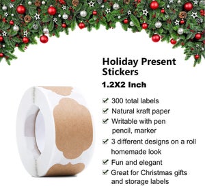 Listing 2 of 5 for 150 Pieces 1.2" X 2" Gift Paper Labels Stickers, Self-adhesive Jar Labels Handma