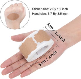 Listing 3 of 5 for 150 Pieces 1.2" X 2" Gift Paper Labels Stickers, Self-adhesive Jar Labels Handma