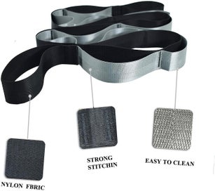 Listing 3 of 3 for Yoga Strap, Multi-loop Strap, 12 Loops Yoga Stretch Strap, Nonelastic Stretch St