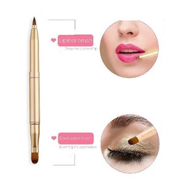 Listing 2 of 4 for Professional Lip Brush Applicators Dual End Retractable Design Lipstick Brush Ma