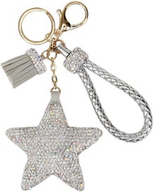Listing 1 of 5 for Crystal Keychain With Tassle Keychains For Women