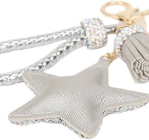 Listing 4 of 5 for Crystal Keychain With Tassle Keychains For Women