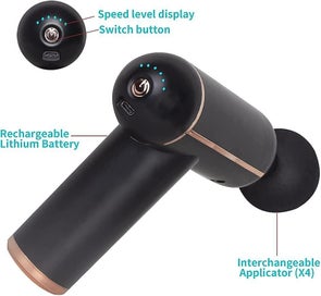 Listing 2 of 4 for Mini Massage Gun Deep Tissue, Protable And Quiet Percussion Muscle Back Neck Hea