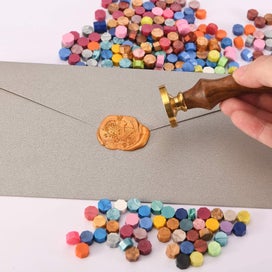 Listing 5 of 5 for Sealing Wax Beads, Letter Sealing Wax Beads, 200pcs Vintage Metal