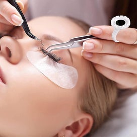 Listing 3 of 5 for 100 Pcs Lash Glue Holder Glue Ring Cups Lash Extension Volume Lashes