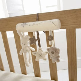 Listing 4 of 4 for Kids Wind-up Baby Musical Crib Mobile, Bunny, Bear And 2 Stars Toys