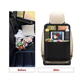 Listing 3 of 5 for Car Seat Back Protector For Children, Pack Of 2 Multi Pocket Back Seat