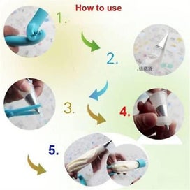 Listing 5 of 5 for Windspeed Pastry Icing Piping Bag Nozzle Tips Fondant Cake Sugar Craft Decor Pen