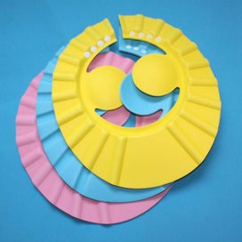 Listing 4 of 4 for 3 Pieces Baby Shower Cap Silicone Swim Hat Adjustable Baby Swim Cap