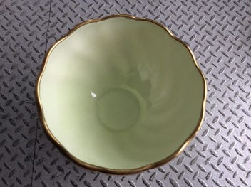 Listing 5 of 6 for Sugar Bowl - Carlton Ware - Art Deco Green and Gold - Vintage