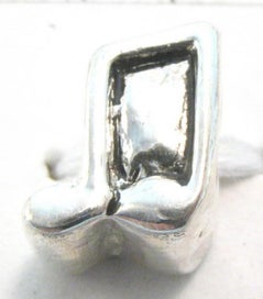 Listing 1 of 1 for Cherish Beads - Metal - Musical Notes 8pcs/Bag