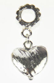 Listing 1 of 1 for Cherish Beads - Metal - Heart Charm 5/Pk