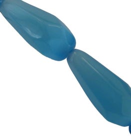 Listing 1 of 1 for Beads - Catseye - 15.5mm Faceted Teardrop 26pcs - Set of 2