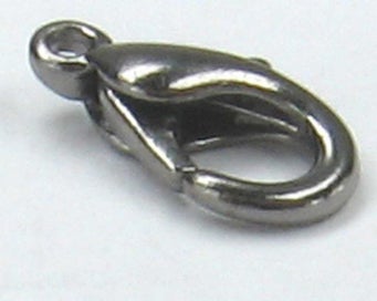 Listing 1 of 1 for Findings - Connectors &Bails - 12x6mm Oyster Clasp50pc Gunmet - Set of 2