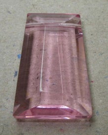 Listing 1 of 1 for Beads - Glass Pendants - 20x33x13 Faceted Trapezoid 1pc - Set of 3