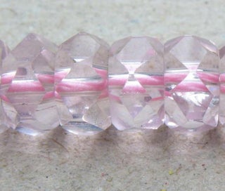 Listing 1 of 1 for Beads - Glass Faceted Beads - 3x5mm 17pcs Glass Rondell - Set of 10