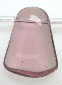 Listing 1 of 1 for Beads - Glass Beads - 14x18mm 20pcs TOOTH Shape PURPLE - Set of 2