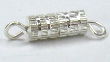 Listing 1 of 1 for Findings - Connectors &Bails - 10x4mm Screw Clasp40pc Silver - Set of 2