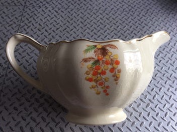 Listing 4 of 10 for Sauce Jug - J & G Meakin England Sunshine Ware 1940's