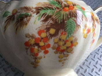 Listing 2 of 10 for Sauce Jug - J & G Meakin England Sunshine Ware 1940's