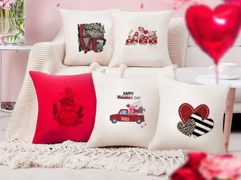 Listing 5 of 10 for 10 X Valentines Day Iron on Heat Transfer Film Sticker Clothes T Shirt DIY Patch