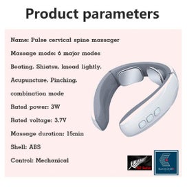 Listing 4 of 20 for Rechargeable Neck Massager Heat Electric Pulse *Local STOCK NOW*