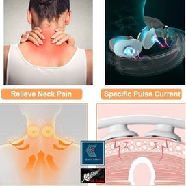 Listing 15 of 20 for Rechargeable Neck Massager Heat Electric Pulse *Local STOCK NOW*