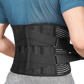 Listing 1 of 1 for Back Braces For Lower Back Pain Relief With 6 Stays, Breathable Back Support Bel
