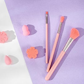 Listing 4 of 5 for Adorable Eyeshadow Brush Dual End Travel Eyeshadow Brush Set Eyeliner Brush For