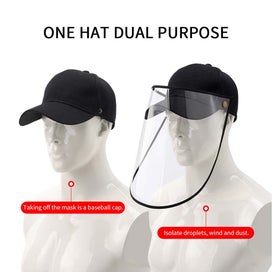 Listing 9 of 14 for 2X Outdoor Protection Hat Anti-Fog Pollution Dust Saliva Protective Cap Full ...