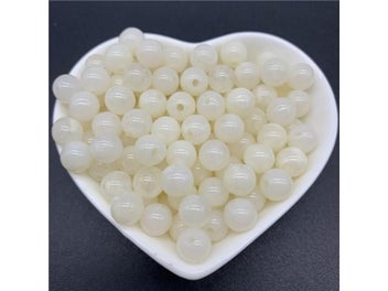 Listing 4 of 10 for 6mm 8mm 10mm Acrylic Spacer Beads Round Loose Cat's Eye Beads For Jewelry DIY