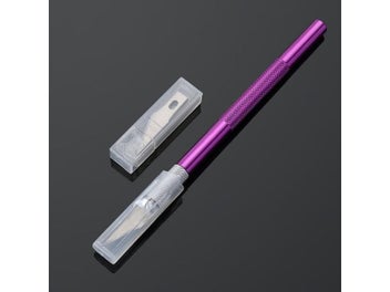 Listing 5 of 10 for 1PC Multi-color Metal Handle Non-Slip Knife With 6Pcs Blade Scalpel Engraving