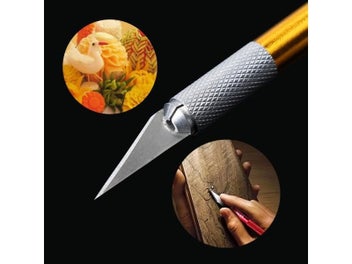 Listing 6 of 10 for 1PC Multi-color Metal Handle Non-Slip Knife With 6Pcs Blade Scalpel Engraving