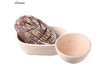 Listing 3 of 11 for SHENHONG Various Shapes Fermentation Rattan Basket Country Bread Baguette Dough