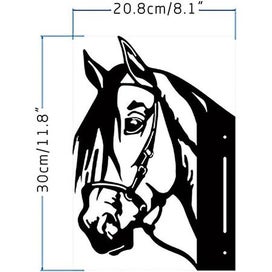 Listing 4 of 5 for Farm Peeping Animals Peeping Horse Metal Art Sculpture