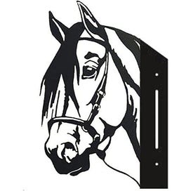 Listing 5 of 5 for Farm Peeping Animals Peeping Horse Metal Art Sculpture