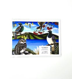 Listing 2 of 4 for 5x7” ART PRINT ~ NZ Birds