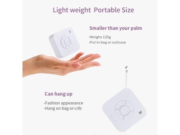 Listing 6 of 9 for White Noise Machine USB Rechargeable Timed Shutdown Sleep Sound Machine For