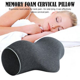 Listing 8 of 9 for Memory Foam Cervical Pillow Spine Back Bow Maintenance Sleep Traction Pillow