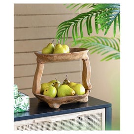 Listing 3 of 4 for Rembrandt Teak 2 Tierd Tray (SE2624)