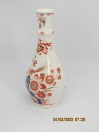 Listing 2 of 8 for H.M.E. Mertens, Imari Vase, Hand-painted, c:1971-73, Netherlands, 210 mm, EX