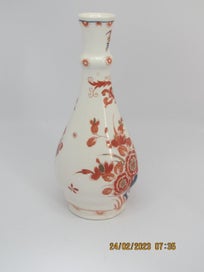 Listing 5 of 8 for H.M.E. Mertens, Imari Vase, Hand-painted, c:1971-73, Netherlands, 210 mm, EX