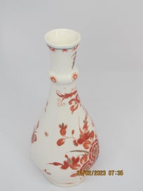Listing 6 of 8 for H.M.E. Mertens, Imari Vase, Hand-painted, c:1971-73, Netherlands, 210 mm, EX
