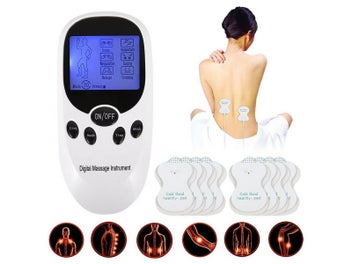 Listing 3 of 8 for Electric Back Massager Tens Machine Unit Pain Therapy Pulse Muscle Stimulator