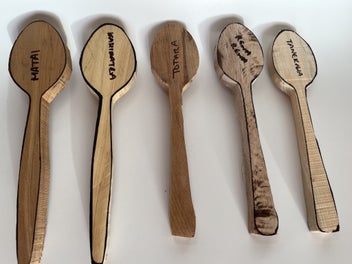 Listing 6 of 14 for Spoon Carving Kit - Sloyd, Hook and Detail Knife. Kauri + Kahikatea spoon blanks