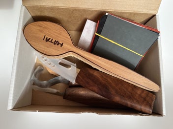 Listing 5 of 14 for Spoon Carving Kit - Sloyd, Hook and Detail Knife. Kauri + Kahikatea spoon blanks