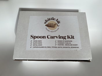 Listing 4 of 14 for Spoon Carving Kit - Sloyd, Hook and Detail Knife. Kauri + Kahikatea spoon blanks
