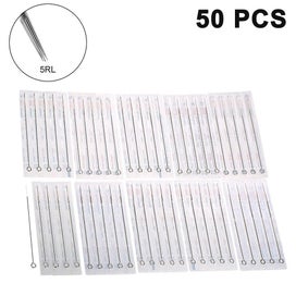 Listing 2 of 4 for 50PCS Tattoo Needles Disposable Sterilized Stainless Steel 5RL/7RL/9RL Needles