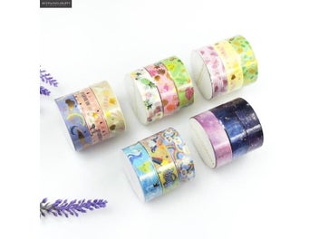 Listing 3 of 10 for 3Rolls/Set Washi Masking Tape Set Animal Fruits Paper Masking Tapes Japanese
